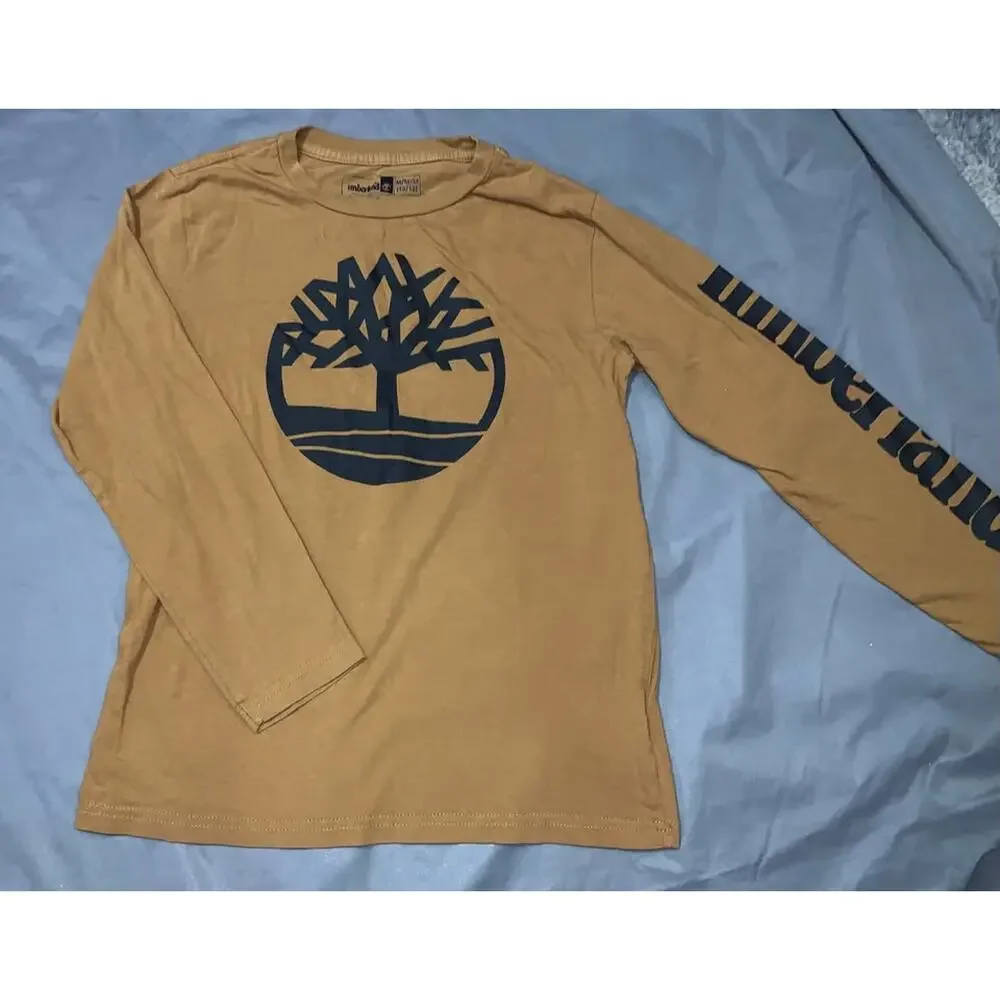 Polo Ralph Lauren Reversible Puffer Vest and Timberland Shirt (Size M 10/12)